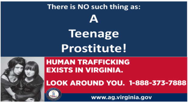 Attorney General Sex Trafficking Poster