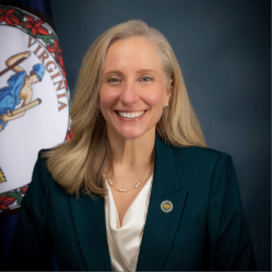 Governor Abigail Spanberger's official portrait
